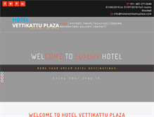 Tablet Screenshot of hotelvettikattuplaza.com